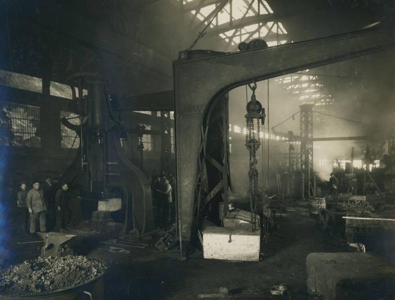 Tettoia "A"  officina fabbri e maglio a vapore