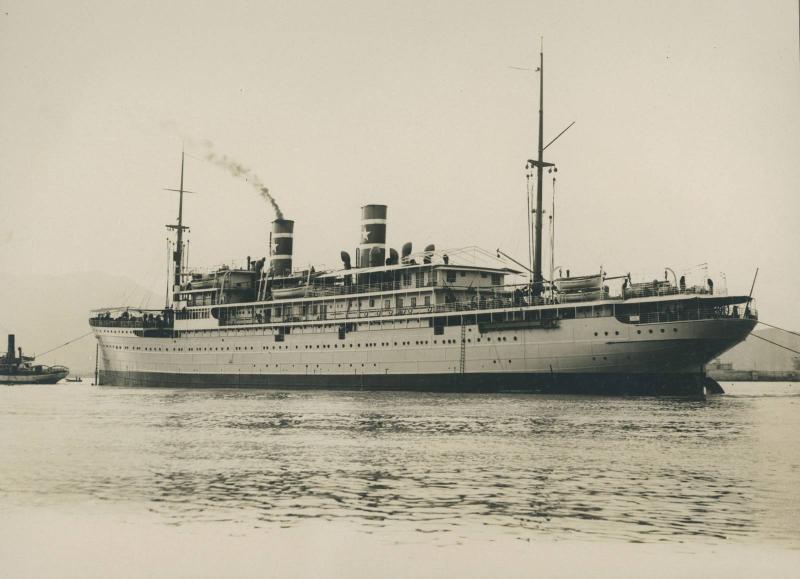 Piroscafo passeggeri "Giuseppe Mazzini" per la Compagnia Italiana Transatlantica