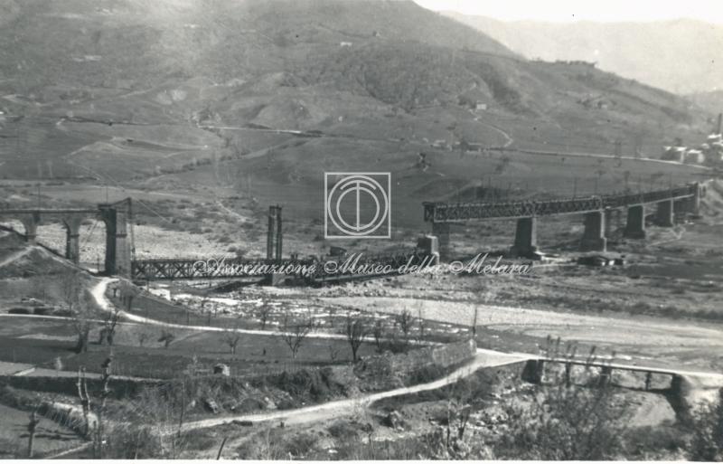 La VI e la VII travate calate in posizione orizzontale