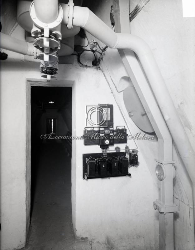 Rifugio antiaereo dell'infermeria - Condotte di aerazione e impianto luci di sicurezza