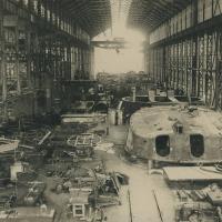 Reparto montaggio impianti corazzati