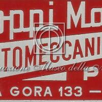 Targhetta Coppi Maurilio - Agente Macchine Agricole OTO Melara