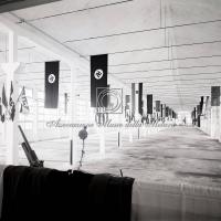 Salone di stabilimento allestito per cerimonia